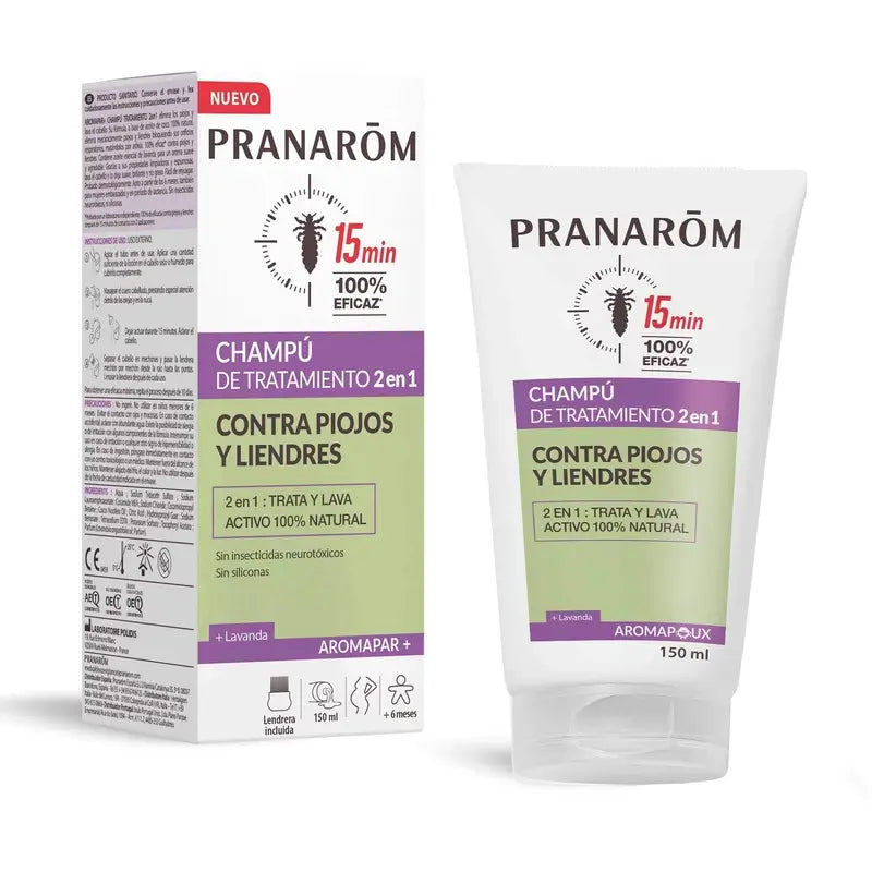 Champô Pranarom Aromapar + Tratamento, 150 ml