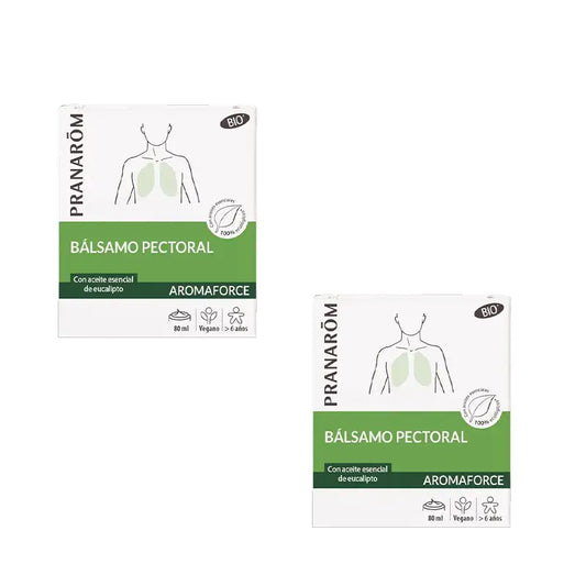 Pranarom Bronchial Capsules Com Óleos Essenciais 100% Orgânicos , 2X30 Cápsulas