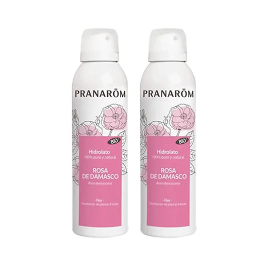 Hidrolatos de Rosa Damascena Biológica Pranarôm, 2X150 Ml