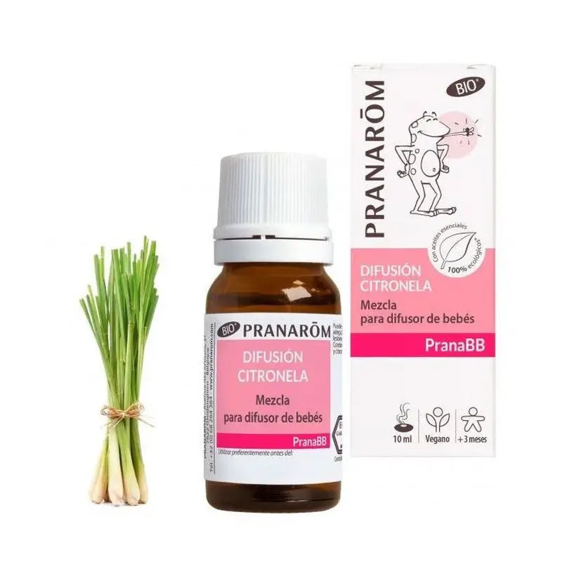 Pranarôm Pranabb Diffusion Citronella BIO, 10 ml