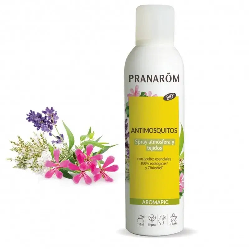 Pranarom Spray Antimosquito Atmosfera & Tecidos Bio, 150 ml