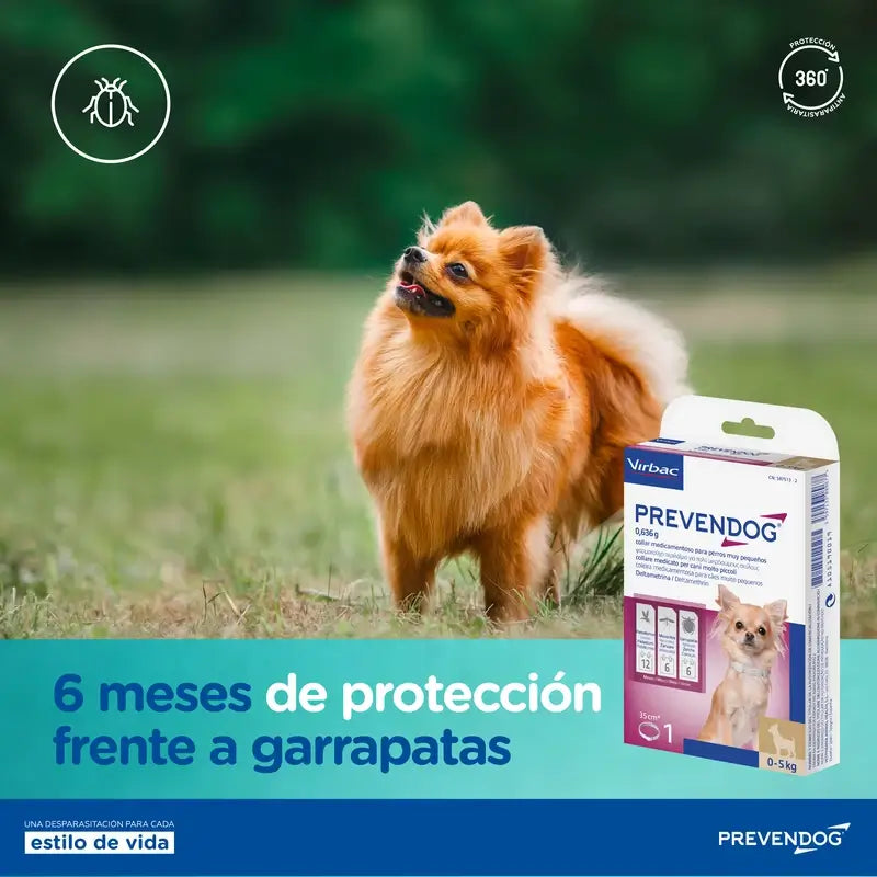 Virbac Prevendog Coleira Antiparasita 75 cm 2 unidades