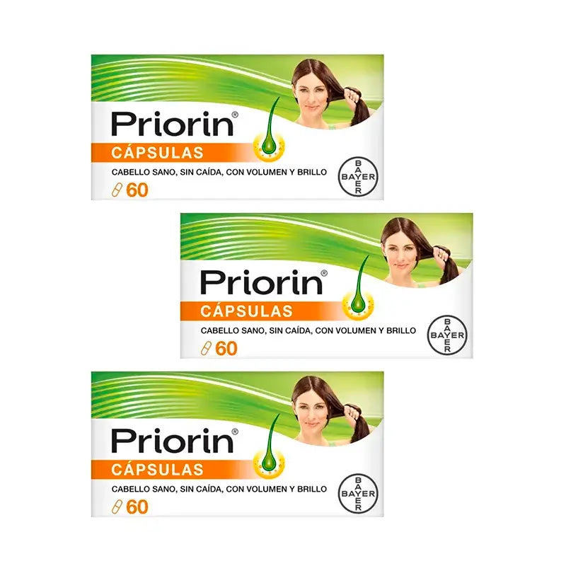Priorin Hair Health, Embalagem 3 x 60 cápsulas