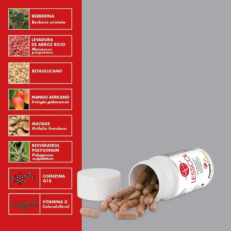 Prisma Natural Lesscol, 60 Cápsulas