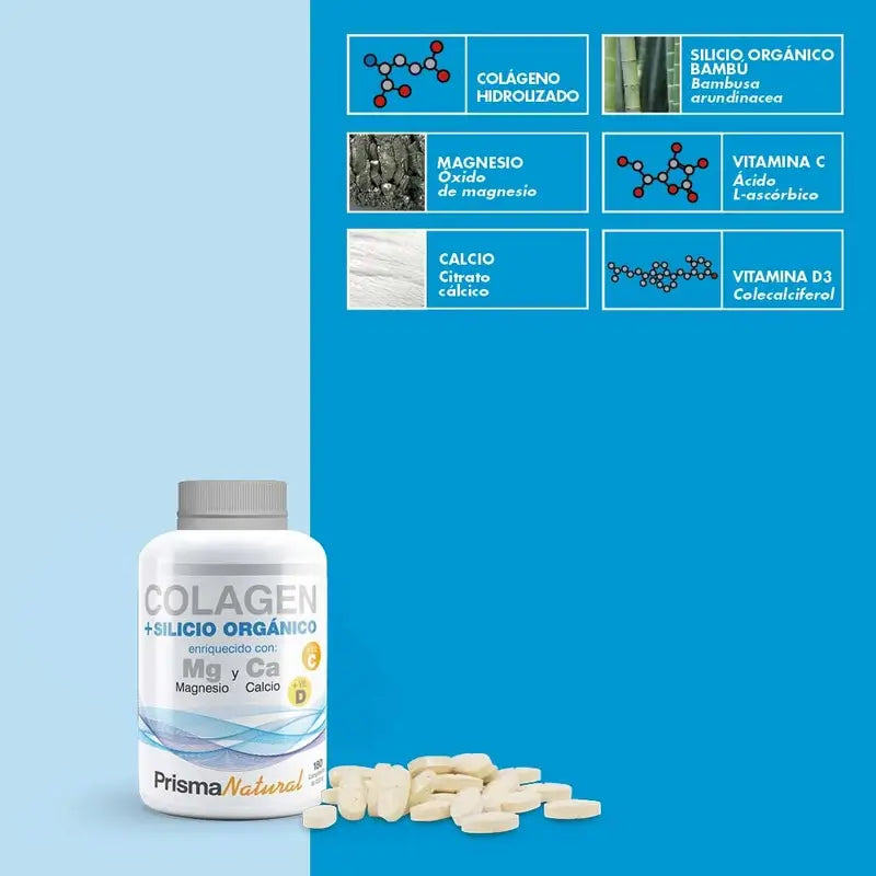Prisma Natural Collagen + Silicon, 180 Comprimidos