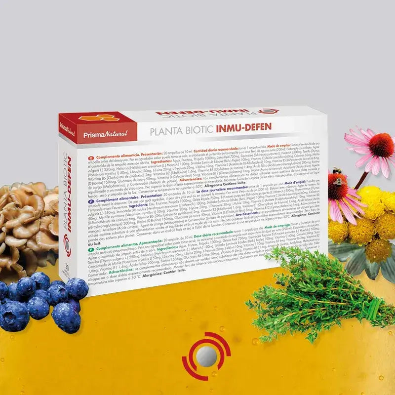 Prisma Natural Plantabiotic Inmunodefense 20 Ampolas x 10 ml