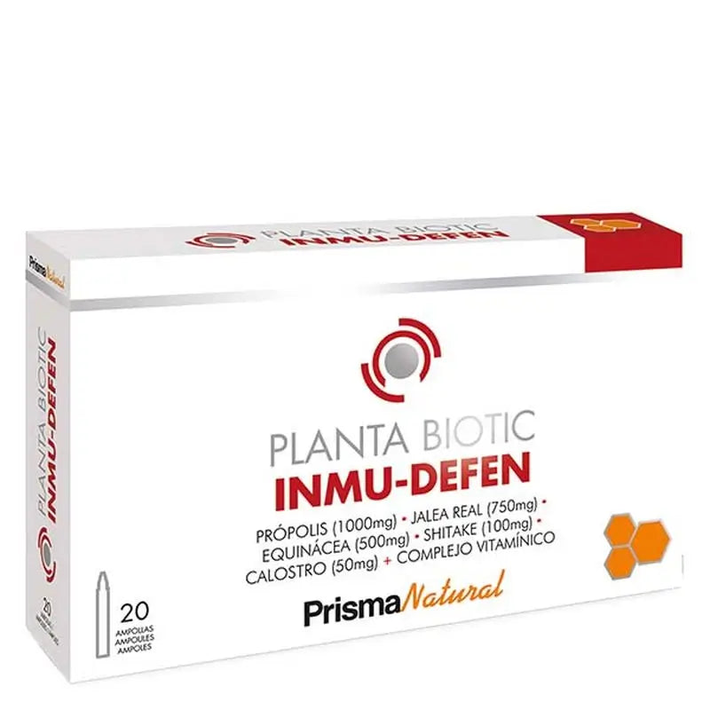 Prisma Nat Plantabiotic - Inmu-Defen, 20 Ampolas de 10 Ml