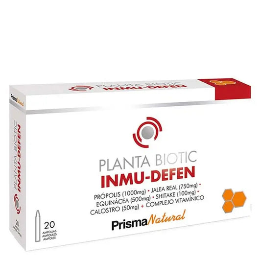 Prisma Nat Plantabiotic - Inmu-Defen, 20 Ampolas de 10 Ml