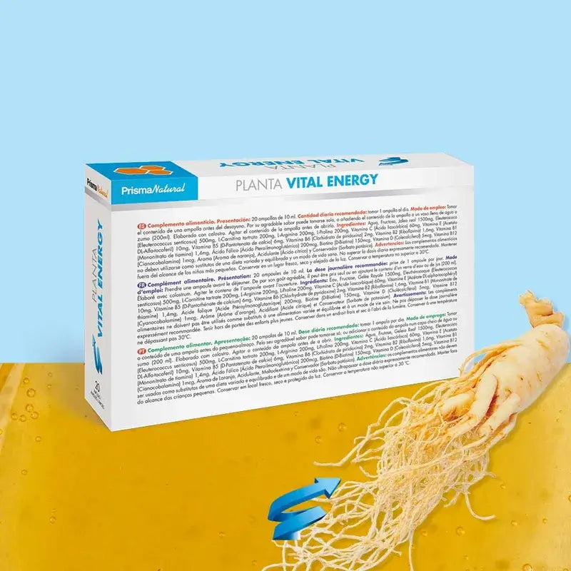 Prisma Natural Plantavital Energy 20 ampolas x 10 ml