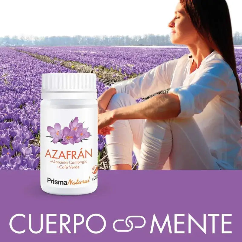 Prisma Natural Saffron+Garcinia+Green Coffee, 30 Cápsulas