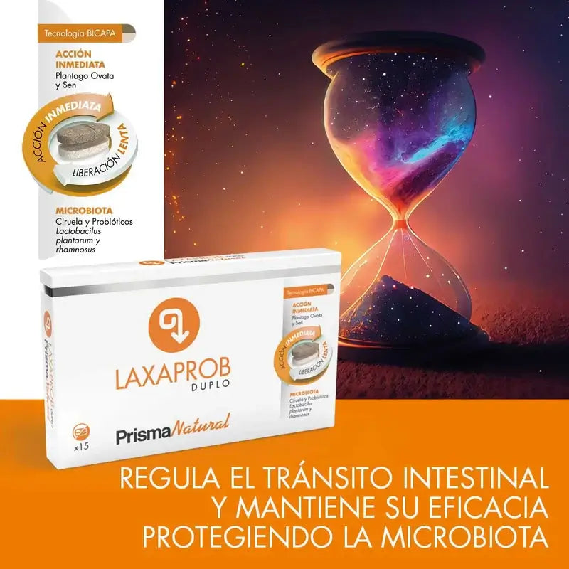 Prisma Natural Laxaprob Bicapa, 15 Comprimidos