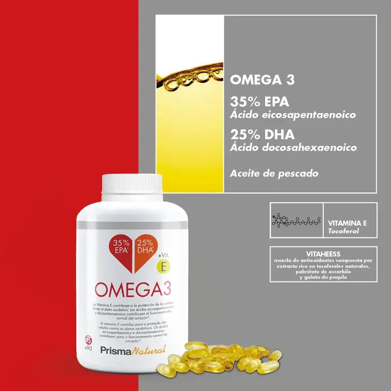 Prisma Natural Omega 3, 90 Pérolas