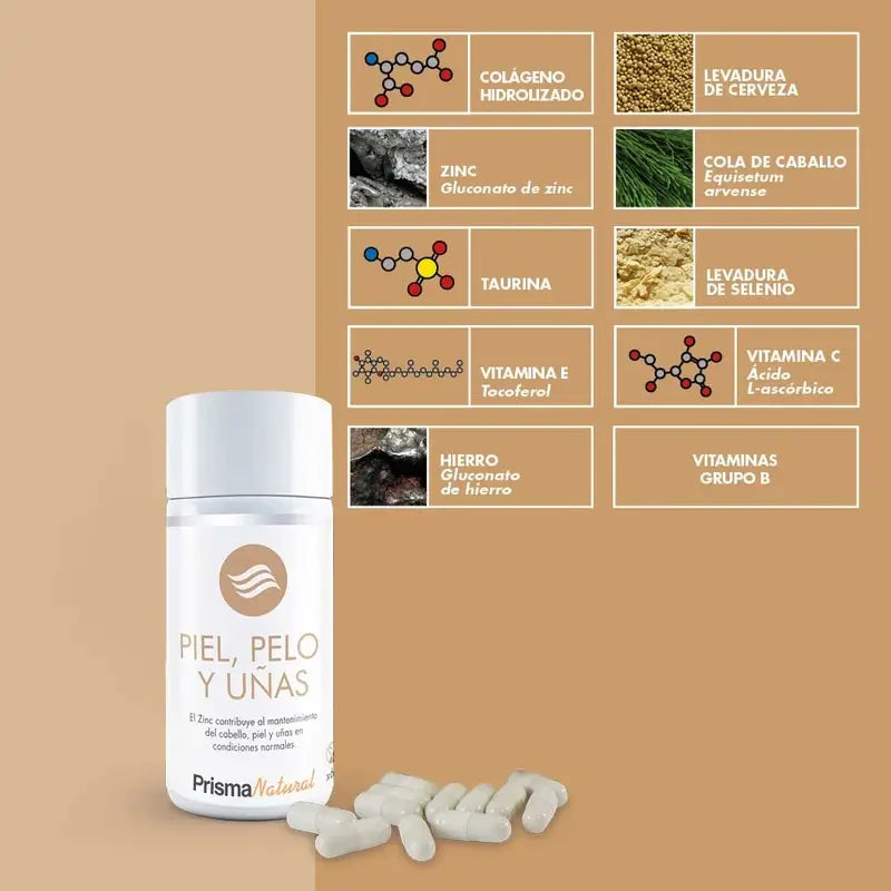 Prisma Natural Skin Hair & Nails, 60 Cápsulas 563 Mg