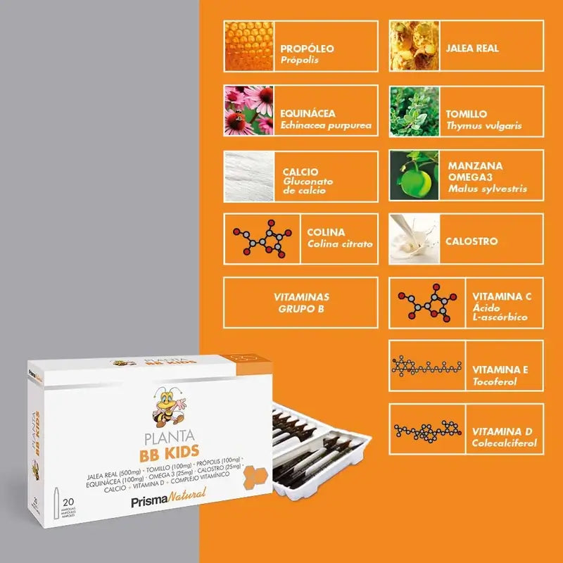 Prisma Natural Plantabebe Infantil 20 Ampolas x 10 ml
