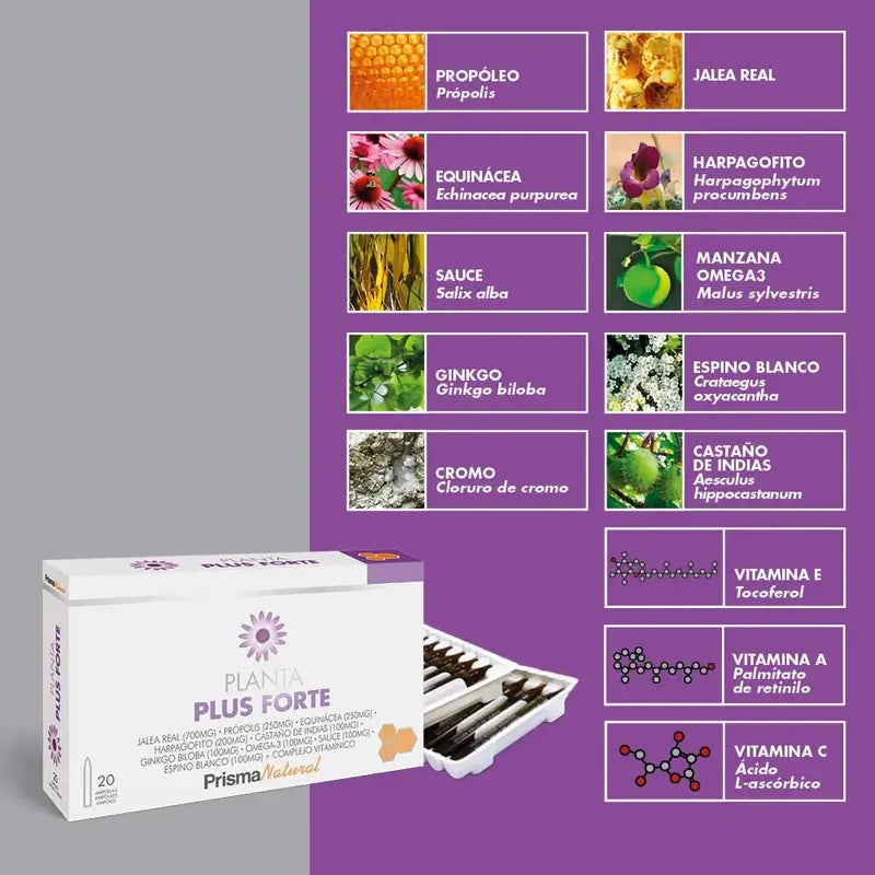 Prisma Natural Plantaplus Forte 20 Ampolas x 10 ml