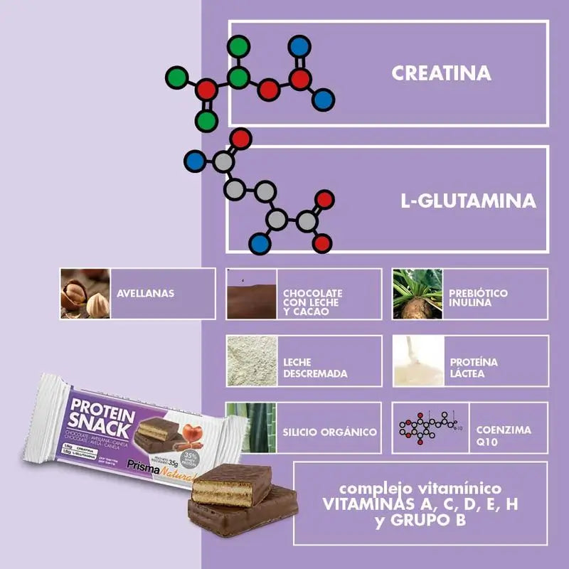 Prisma Natural Protein Snack Chocolate-Avelã-Canela