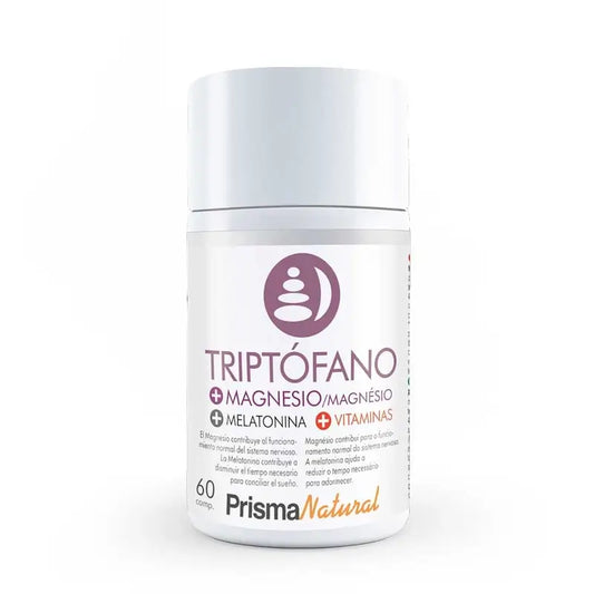 Prisma Natural Tryptophan + Mg + Melatonin, 60 Comprimidos