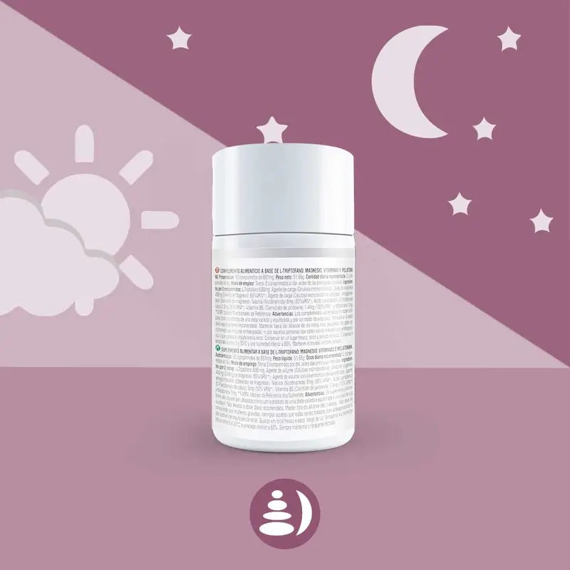 Prisma Natural Tryptophan + Mg + Melatonin, 60 Comprimidos