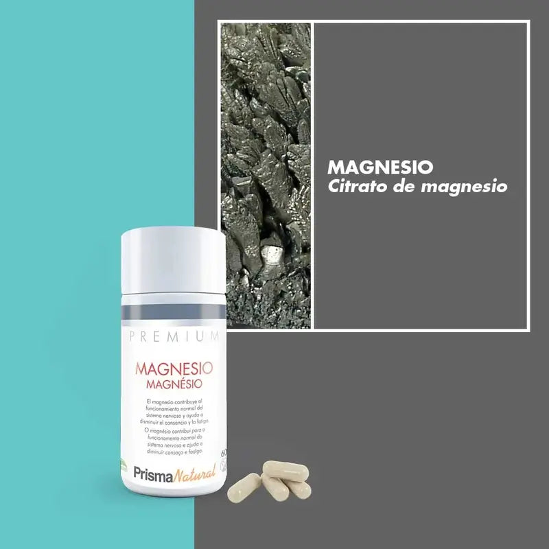 Prisma Premium Magnésio, 60 Cápsulas