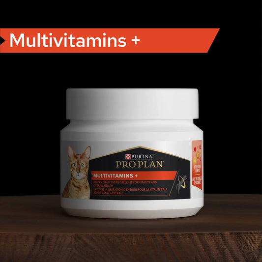 Pro Plan Suplemento Gato Multivitamins 4X60Gr, suplemento para gatos