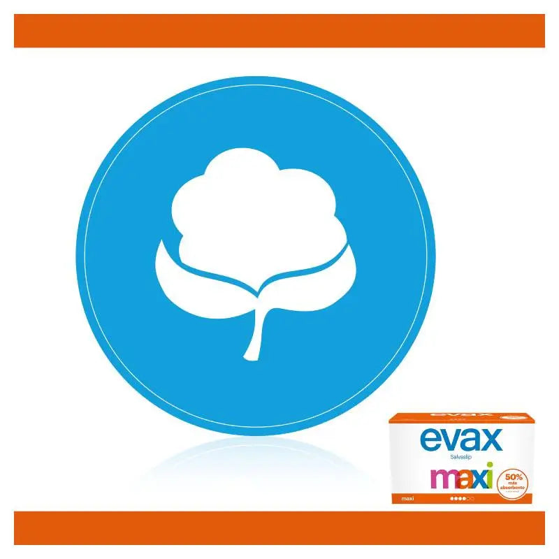 EVAX ALGODÃO COMO PROTETORES PROTETORA-DESLIZAR MAXI 40 UNIDADES
