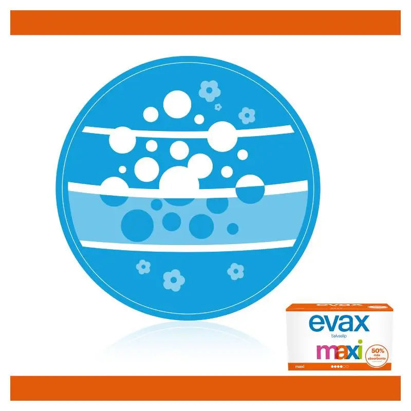 EVAX ALGODÃO COMO PROTETORES PROTETORA-DESLIZAR MAXI 40 UNIDADES