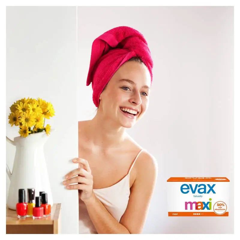 EVAX ALGODÃO COMO PROTETORES PROTETORA-DESLIZAR MAXI 40 UNIDADES