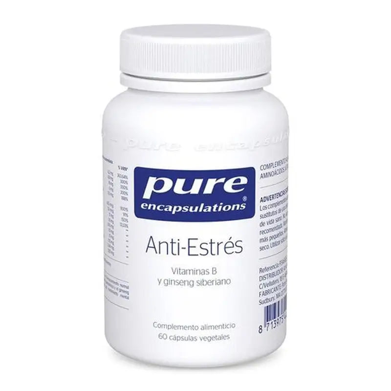 Encapsulamentos Puros Anti-Stress , 60 cápsulas