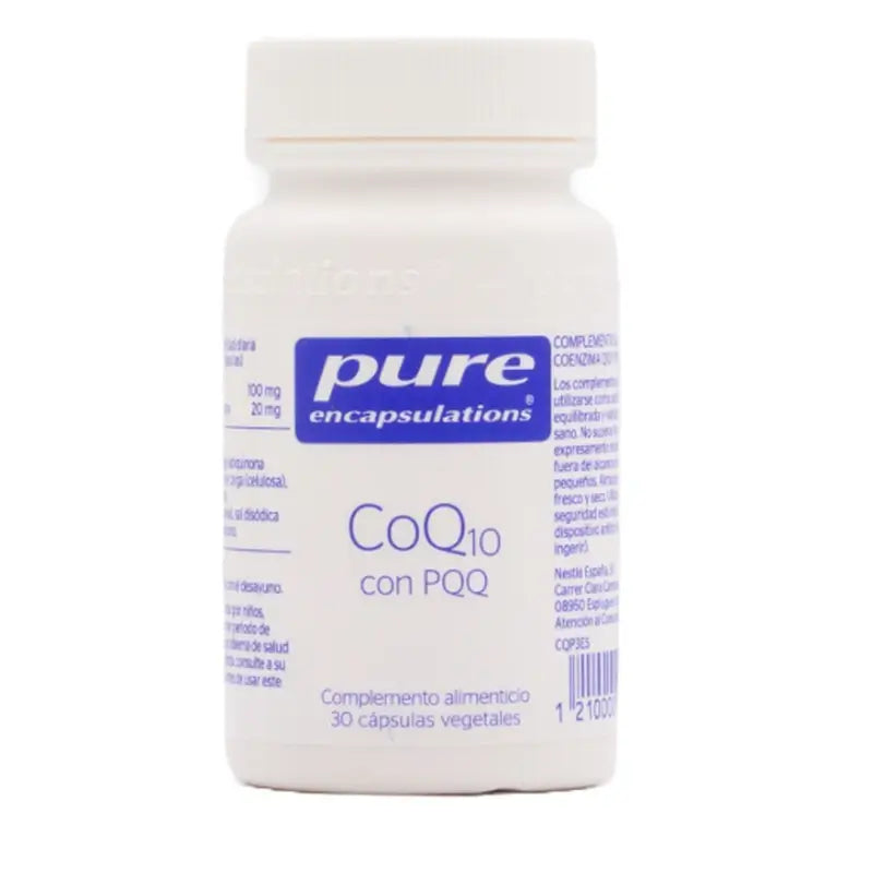 Pure Encapsulations CoQ10 com PQQ, 30 Cápsulas