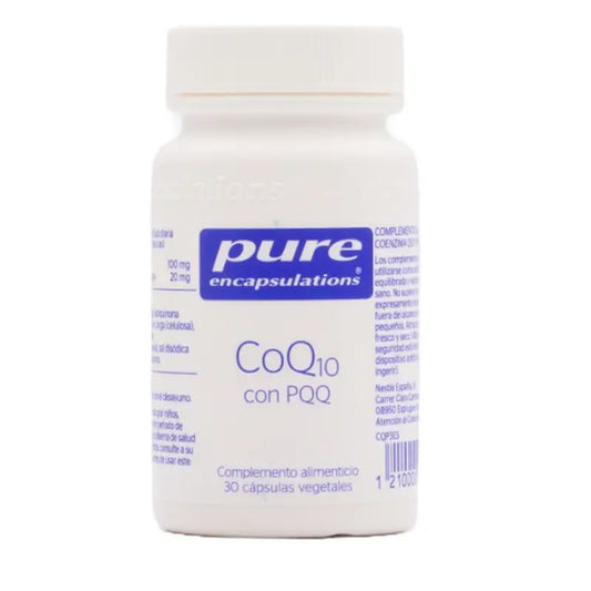 Pure Encapsulations CoQ10 com PQQ, 30 Cápsulas