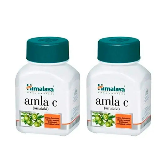 Pure Herbs Amla C, Embalagem 2 x 60 cápsulas