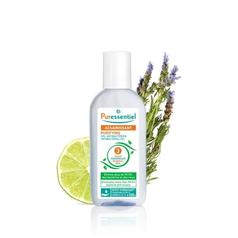 Puressentiel Gel Purificante com 3 Óleos Essenciais, 80 ml
