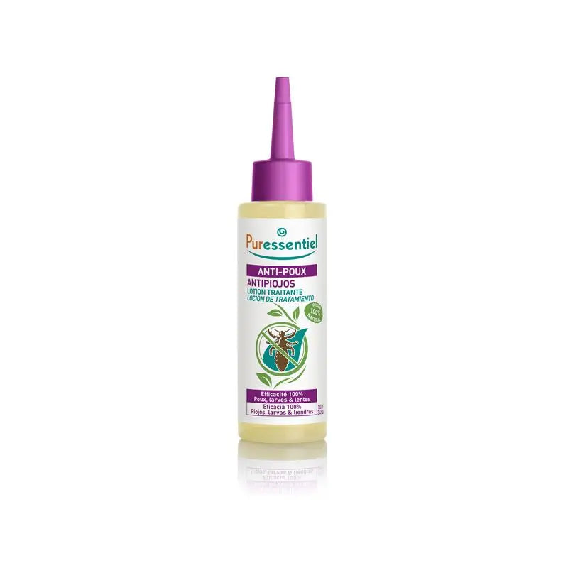 Puressentiel Loção de tratamento anti-piolhos com pente, 100 ml