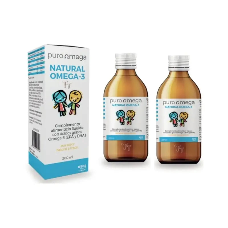 Pure Omega Natural Omega-3 Crianças , 2X200 Ml