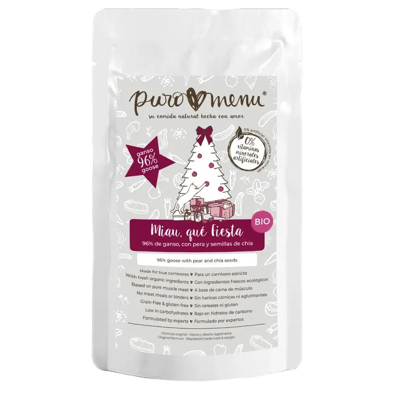 Puromenu Menu Miau, Que Festa Bio, 100 g