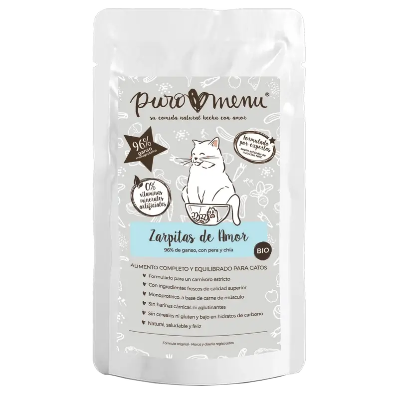 Puromenu Menu Zarpitas De Amor Bio (Ganso) , 100 g