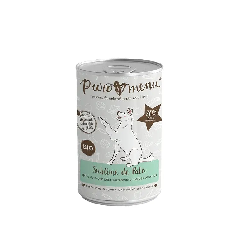 Puromenu Sublime Pato Orgânico , 6x400 gramas