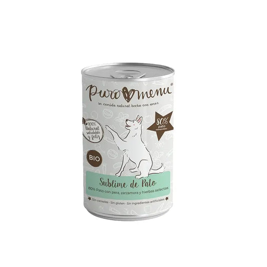 Puromenu Sublime Pato Orgânico , 6x400 gramas