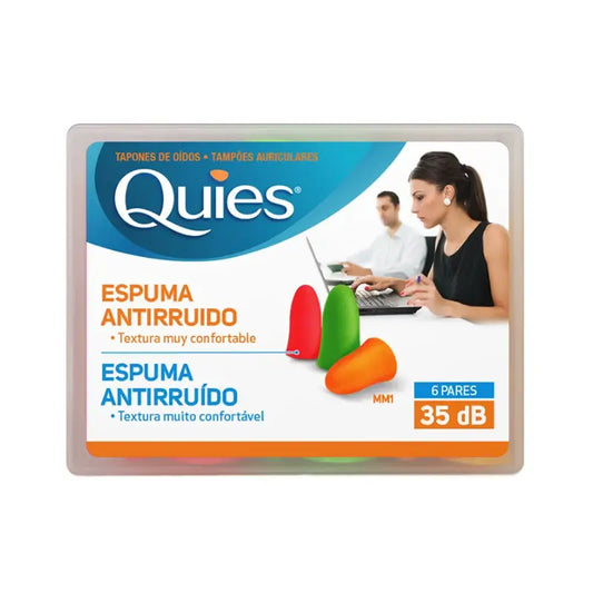 Espuma de redução de ruído Quies formato económico