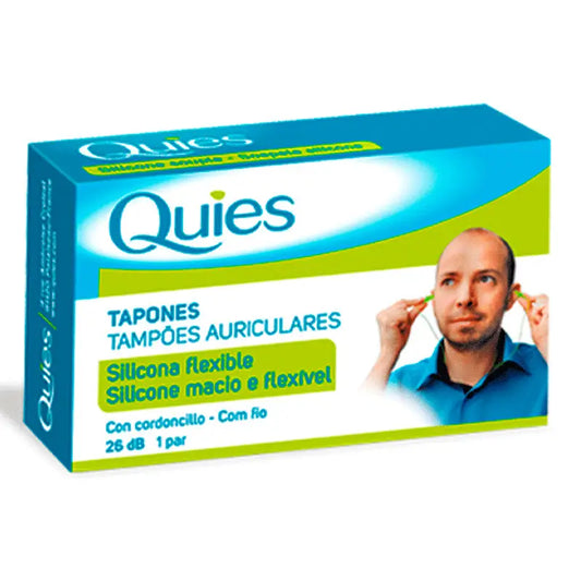 Quies Silicone Cordon Plug 2 Plugs