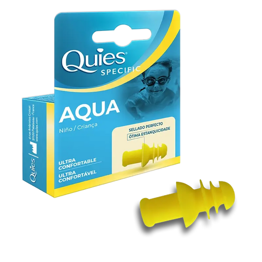 Tampão de ouvido para crianças Quies Specifiq Aqua, 1 unidade.