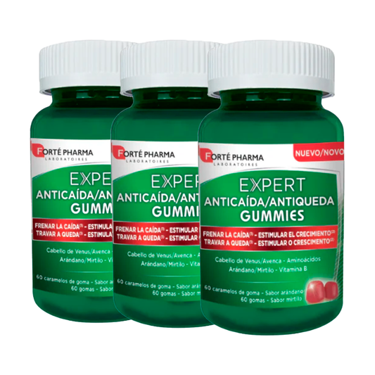 Forté Pharma Pack Expert Anticaida Gummies 3x60 rebuçados