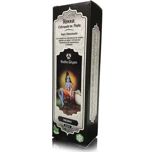 Radhe Shyam Henna Pasta Preta , 200 ml