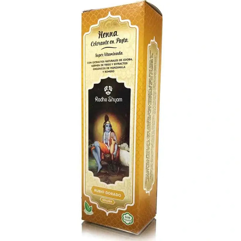 Pasta de Louro Dourado Radhe Shyam Henna, 200 ml