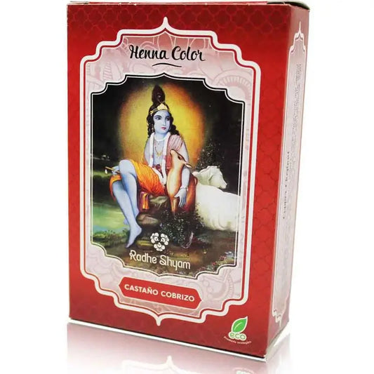 Radhe Shyam Henna Auburn Henna em pó, 100 g