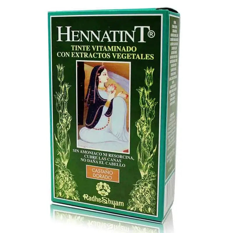 Radhe Shyam Hennatint Castanho Dourado , 60 ml