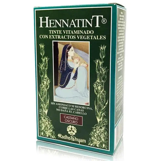 Radhe Shyam Hennatint Castanho Escuro , 60 ml