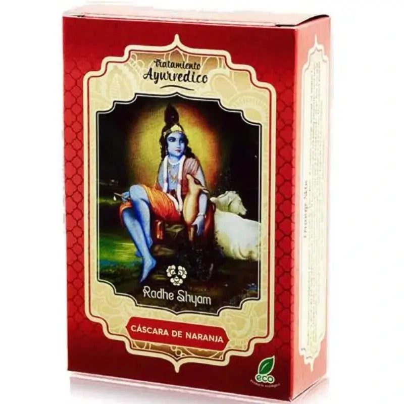 Tratamento capilar com casca de laranja Radhe Shyam , 100 gr