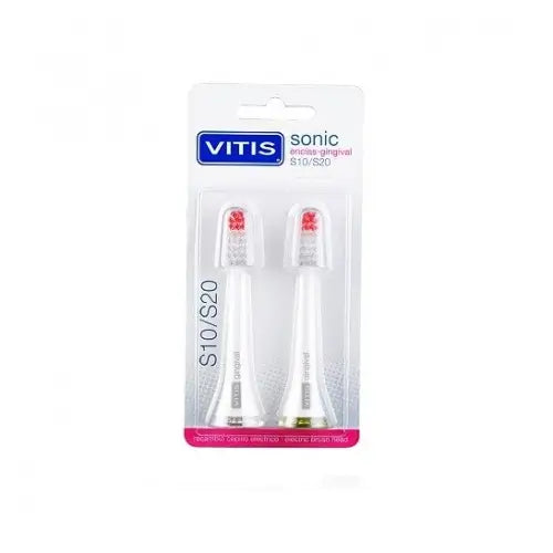 VITIS Sonic Escova Eléctrica de Dentes Sonic Substituição Gengival S10/S20 2 peças