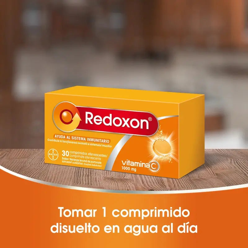 REDOXON VITAMINA C 1000 MG SABOR A LARANJA 30 COMPRIMIDOS